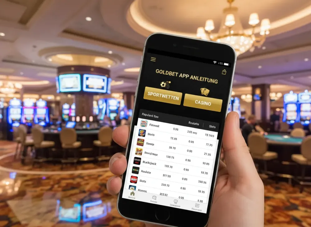 Goldbet app Anleitung für Sportwetten und Casino