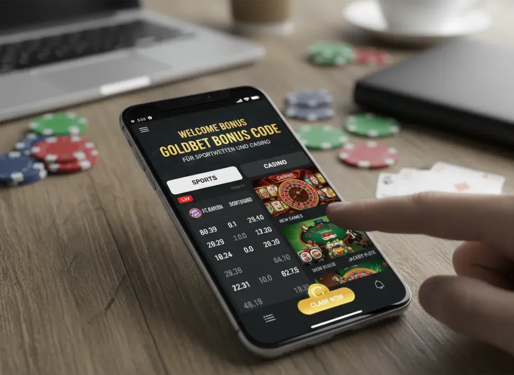 Goldbet bonus code für Sportwetten und Casino